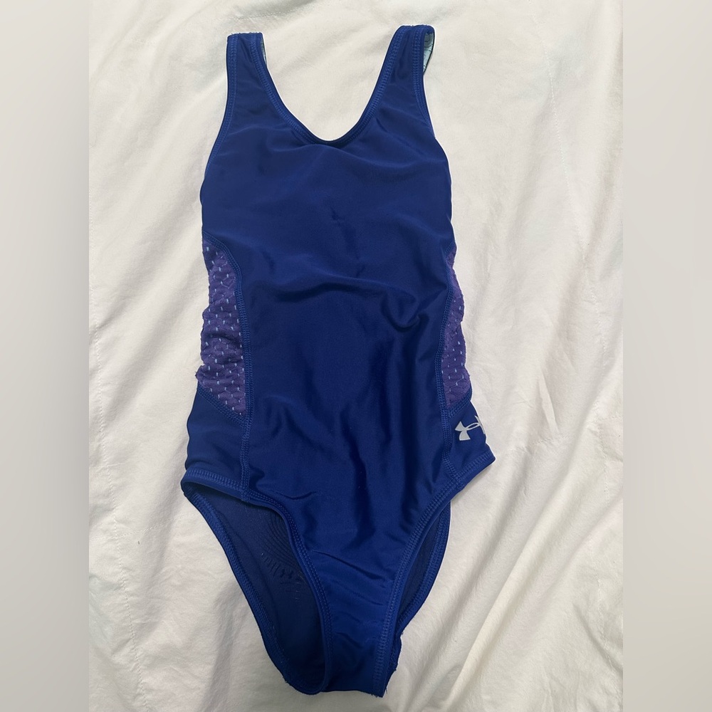 Under Armour Royal Blue Bathing Suit. Girls size 6.